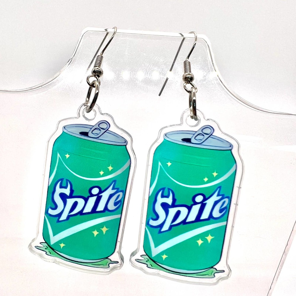 “Spite” Attitude Earrings - Funny Earrings - Cute Earrings - Teen Earrings